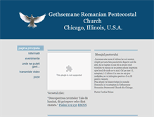 Tablet Screenshot of gethsemaneromanianchurch.com